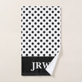 Monogramme personnalisé Ensemble de serviettes de  (Serviette à main)