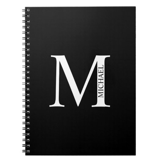 Monogramme personnalisé et Carnet de nom (Devant)