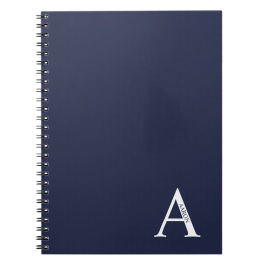 Monogramme personnalisé et Carnet de nom (Devant)