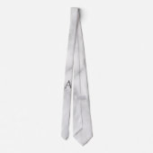 Monogramme personnalisé et Cravate de nom (Dos)