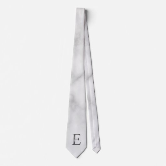 Monogramme personnalisé et Cravate de nom (Devant)