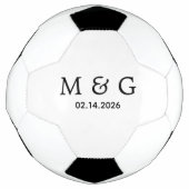 Monogramme personnalisé et date personnalisée (Devant)
