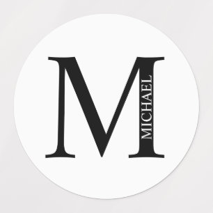 Monogramme personnalisé et Étiquettes de nom