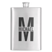 Monogramme personnalisé et fiole de nom (devant)