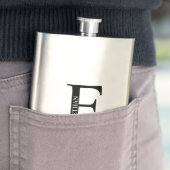 Monogramme personnalisé et fiole de nom (En situation)