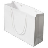 Monogramme personnalisé et nom grand sac cadeau (Dos Angle)