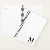 Monogramme personnalisé et planificateur de noms (Devant avec enveloppe)