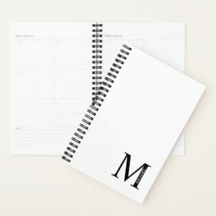 Monogramme personnalisé et planificateur de noms