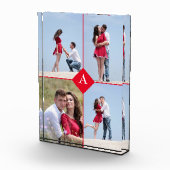 Monogramme personnalisé et quatre blocs photo (Droite)