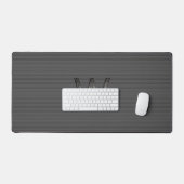 Monogramme personnalisé gris simple et élégant (Clavier et souris)