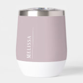 monogramme personnalisé, mauve simple (Avant)