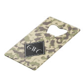 Monogramme personnalisé Motif Camo (Devant Angle)