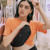 Monogramme personnalisé noir solide