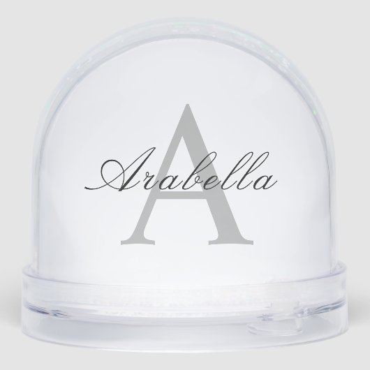 Monogramme personnalisé Nom (Arrière)