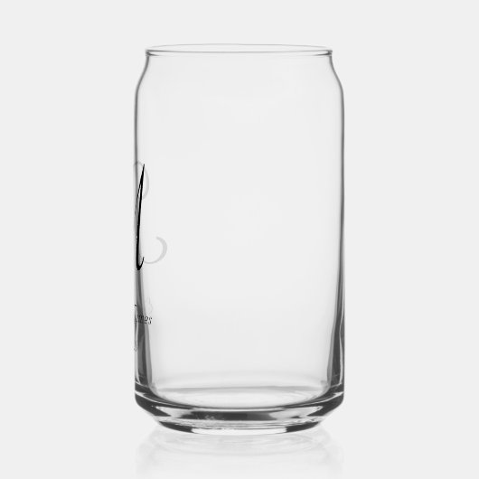 Monogramme personnalisé Nom du script Mariage (Gauche)