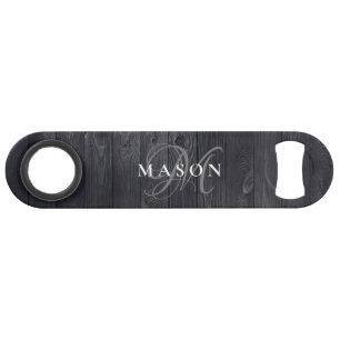 Monogramme personnalisé Nom Rustique moderne Él