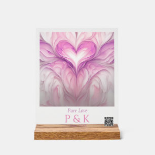 Monogramme personnalisé "Pure Love" pour couple