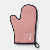 monogramme personnalisé, rose avec typographie de  (Recto)