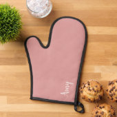 monogramme personnalisé, rose avec typographie de  (De haut en bas)