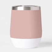 monogramme personnalisé, rose vif moderne (Arrière)