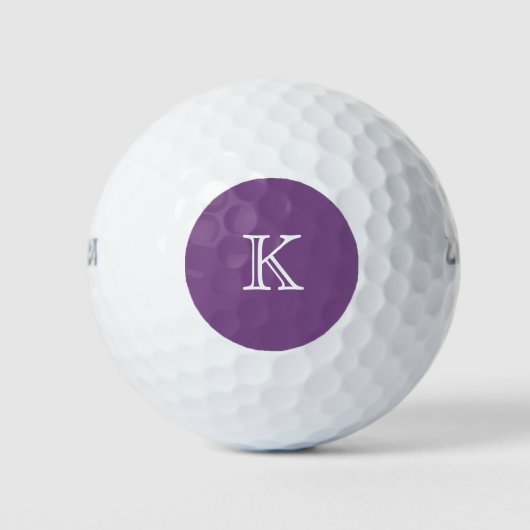 Monogramme personnalisé sur une balle de golf (Devant)