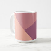 Monogramme personnalisé, tasse de café tritonale r (Devant gauche)