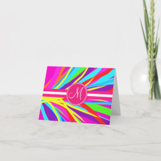 Monogramme Personnalisé Vivid Couleur Peinture Bru