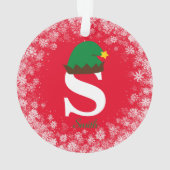 Monogramme Personnaliser avec nom Nom Nom Rouge (dos)