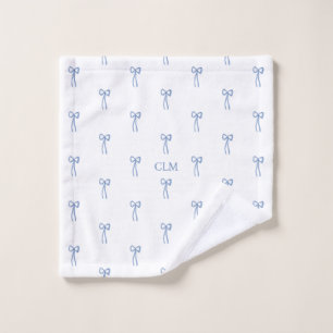 Monogramme Petit Bow bleu