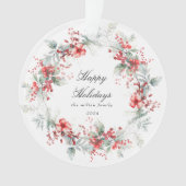 Monogramme photo classique des baies de vacances (devant)