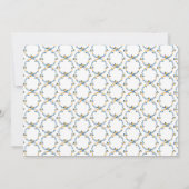 Monogramme photo de garçon moderne Faire-part de n (Dos)