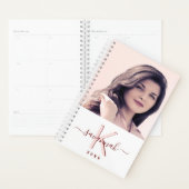 monogramme photo en or blanc rose (Devant avec enveloppe)