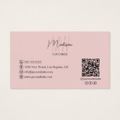 Monogramme Photo QR Boulangerie Certificat cadeau  (Dos)