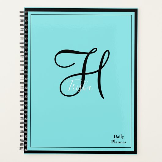 Monogramme planificateur quotidien avec N'IMPORTE (Devant)