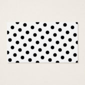 Monogramme Pois rose blanc et noir (Dos)