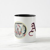 Monogramme polaire Bejar 'A' Mug classique, 11 oz (Centre)