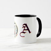 Monogramme polaire Bejar 'A' Mug classique, 11 oz (Devant droit)