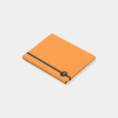 Monogramme post-it® orange et noir (Incliné)