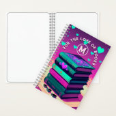 Monogrammé Pour L'Amour Des Livres (À l'intérieur)