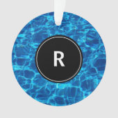 Monogramme Premier cadeau de l'Cool du Motif d'eau (devant)