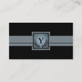 monogramme professional visitekaartje (Achterkant)