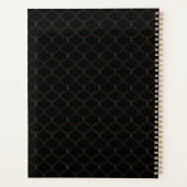 Monogramme professionnel Black Gold Trellis (Dos)