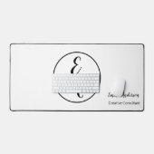 Monogramme Professionnel Moderne Minimaliste (Clavier et souris)