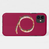Monogramme Q en Motif Rose Iphone 5 Coque (Dos (Horizontal))