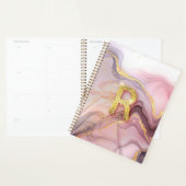 Monogramme R Rosegold Parties scintillant rose cad (Devant avec enveloppe)