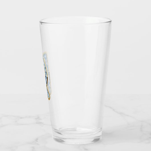 Monogramme R - Verre de 16 oz (Gauche)