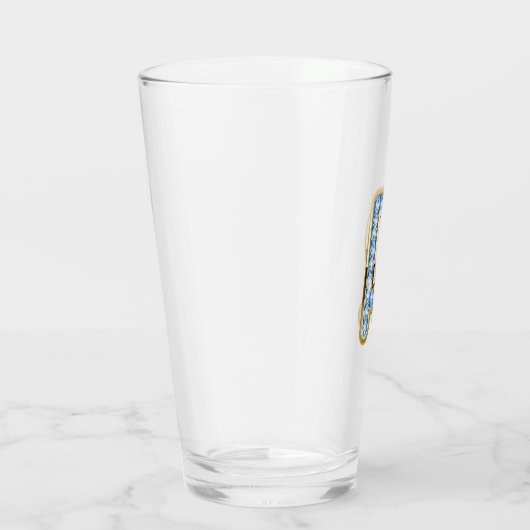 Monogramme R - Verre de 16 oz (Droite)