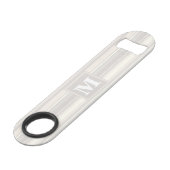 Monogramme rayures beiges (Devant angulaire)