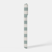 Monogramme Rayures Bleu Rustique (Côté droit)