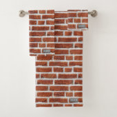 Monogramme Red Brick Wall Motif moderne industriel (En situation)